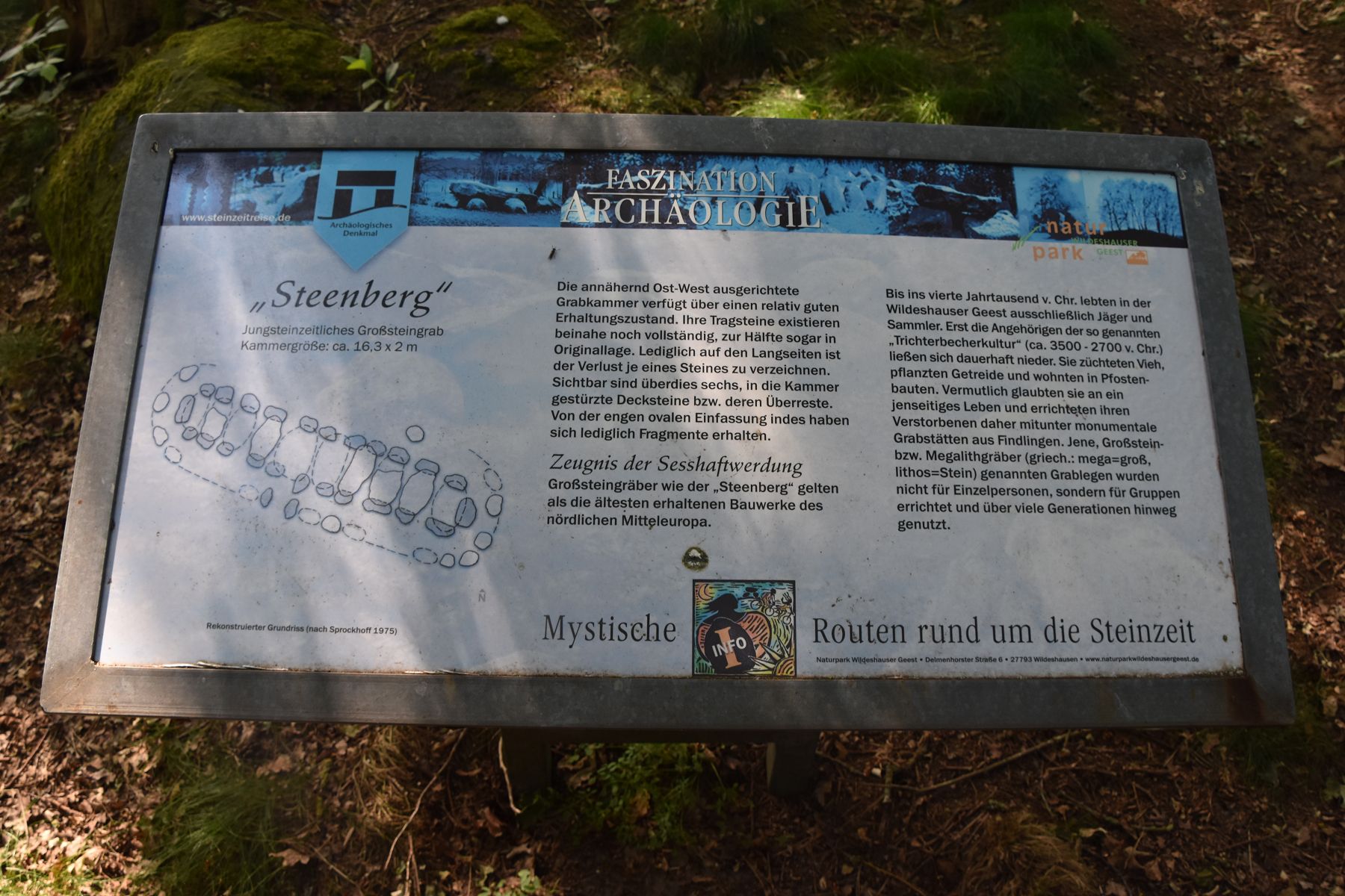 Tafel mit Erkl&auml;rung